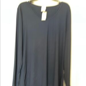 Soma Navy Long Sleeve Blouse